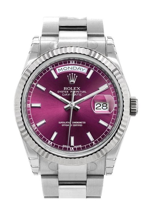 rolex cherry dial day date|rolex 118239 price.